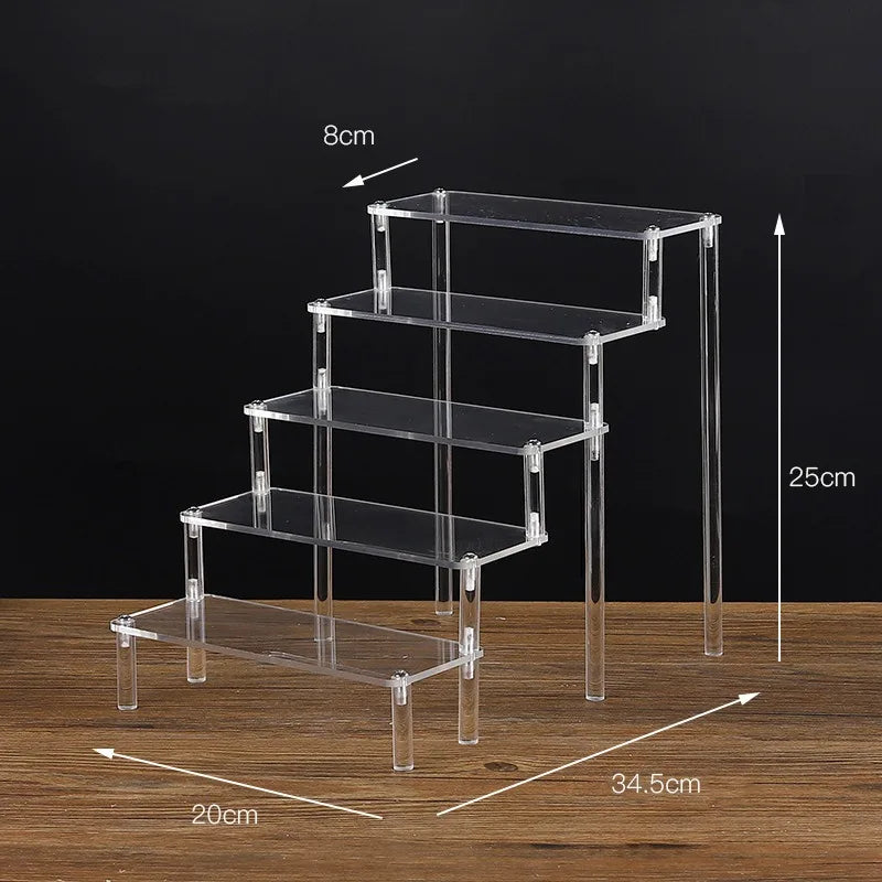 Tier Clear Acrylic Display Riser