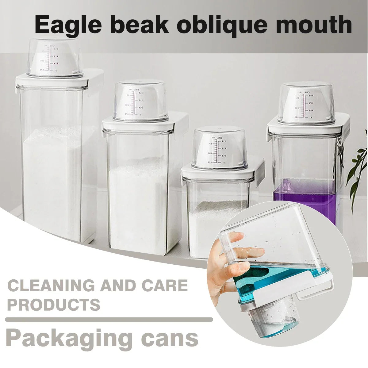 Laundry Detergent Powder Storage Box