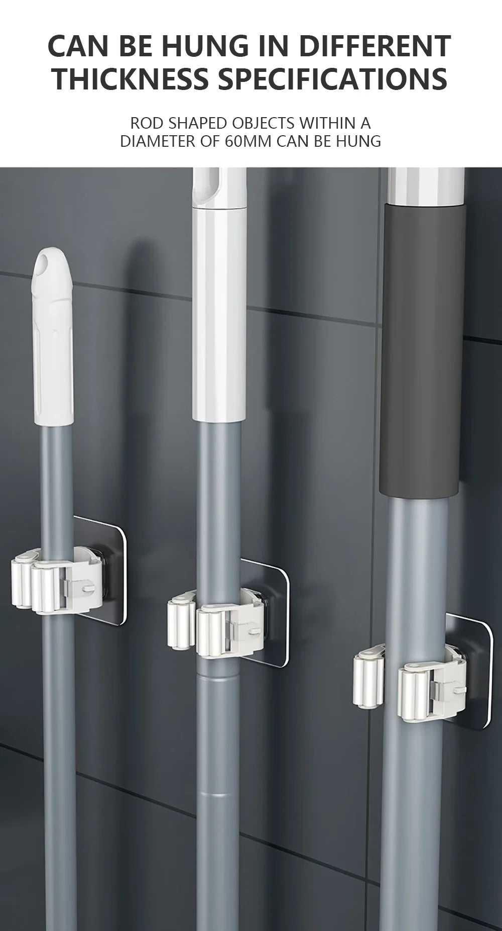 Multi-Purpose Adhesive Wall Hooks