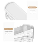 Bilayer Rolling Egg Storage Box