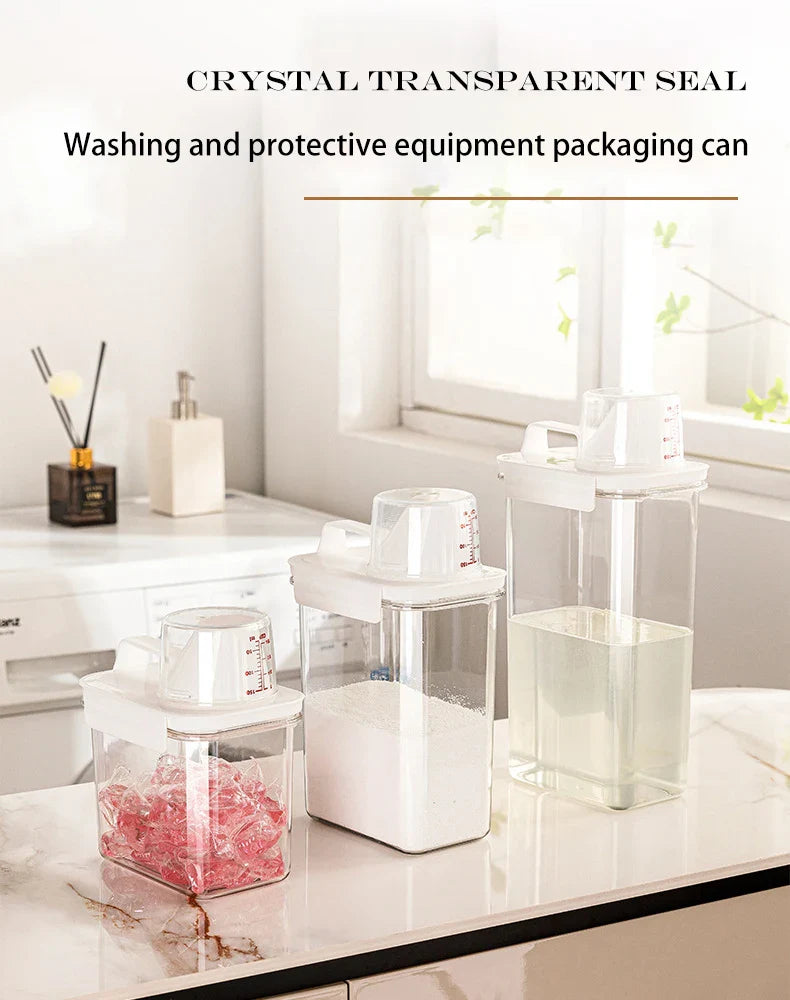 Laundry Detergent Powder Storage Box