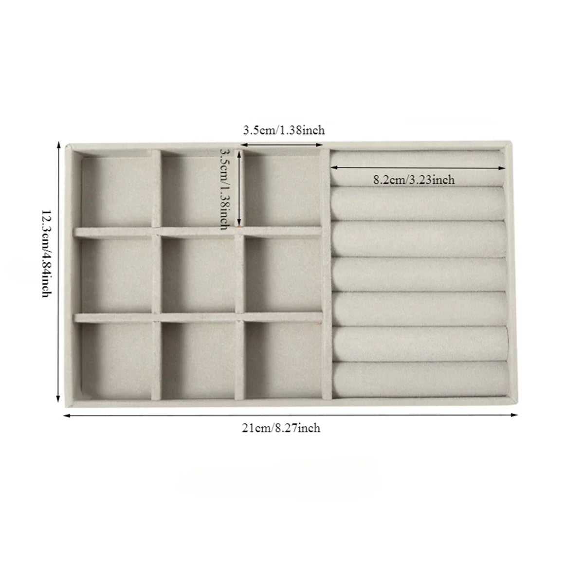 Velvet Jewellery Display Tray