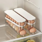 Bilayer Rolling Egg Storage Box