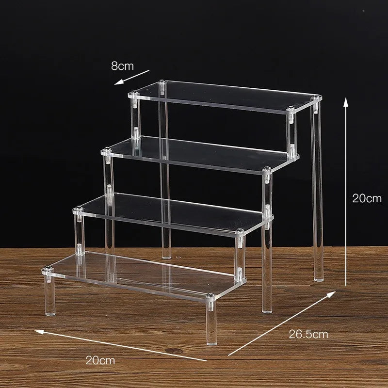 Tier Clear Acrylic Display Riser