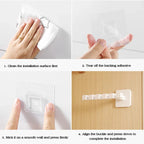 Houseeker 6 Hooks Hat Holder