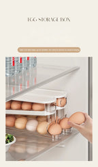 Bilayer Rolling Egg Storage Box