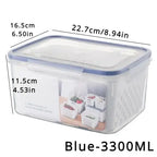 Fridge Storage Box with Drain Basket
