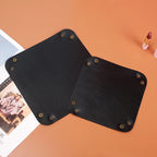 Leather Foldable Tray Storage Box